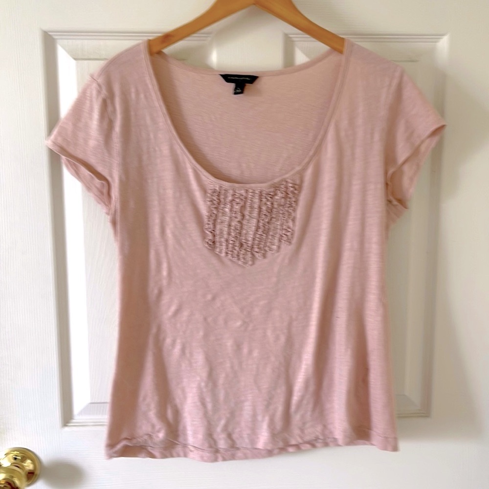 Tuxedo top with sequins